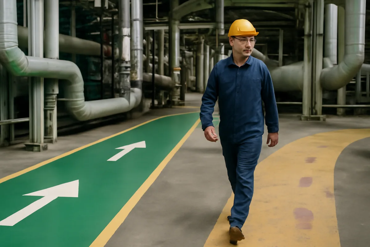 Disposizione dei percorsi di sicurezza in impianti industriali: gli standard spesso ignorati