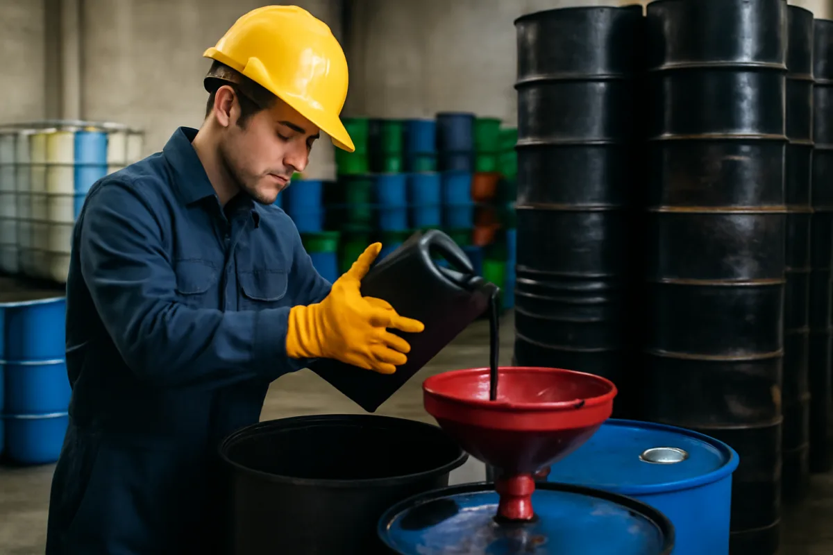 Gestione oli esausti industriali: procedure a norma e strategie di riutilizzo